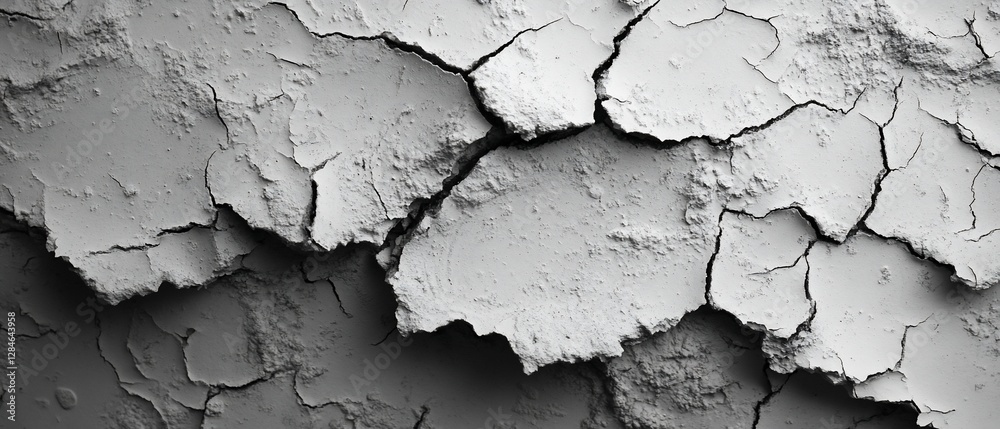 Obraz premium Dried Earth Cracks Texture Background