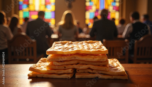 Passover Matzah in a Church Gathering
