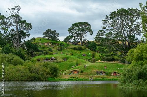 Quadro su tela Hobbiton, New Zealand