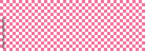 Seamless repeat pattern with ditsy hand drawn checkerboard in cotton candy pink and red. Soft pink and red checker for Valentines day, girls, cosmetics, teen projects and more