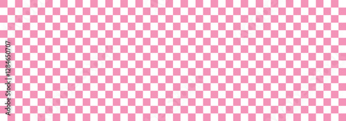 Pink checker pattern. checker seamless pattern vector. checker pattern. Decorative elements, floor tiles, wall tiles, bathroom tiles, swimming pool tiles.