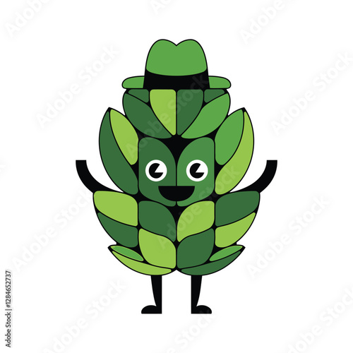 2d vector illustration for cartoon character design for kids and comic book stickers printing and cartoon movie 
