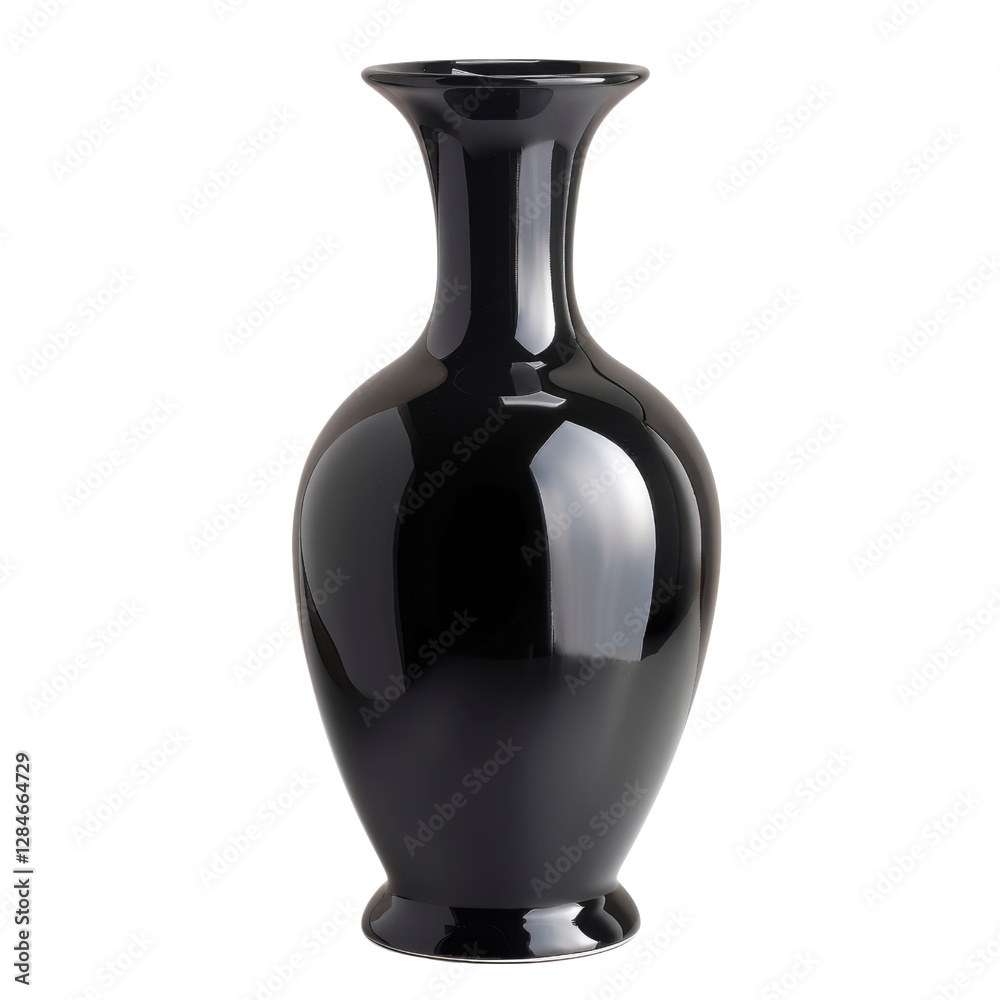 sleek black ceramic vase with glossy finish, perfect for modern decor. This elegant piece adds touch of sophistication to any space, enhancing overall aesthetic sleek black ceramic vase with glossy finish, perfect for modern decor. This elegant piece adds touch of sophistication to any space, enhancing overall aesthetic