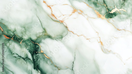 Luxury Green Marble Texture with Alcohol Ink Effect