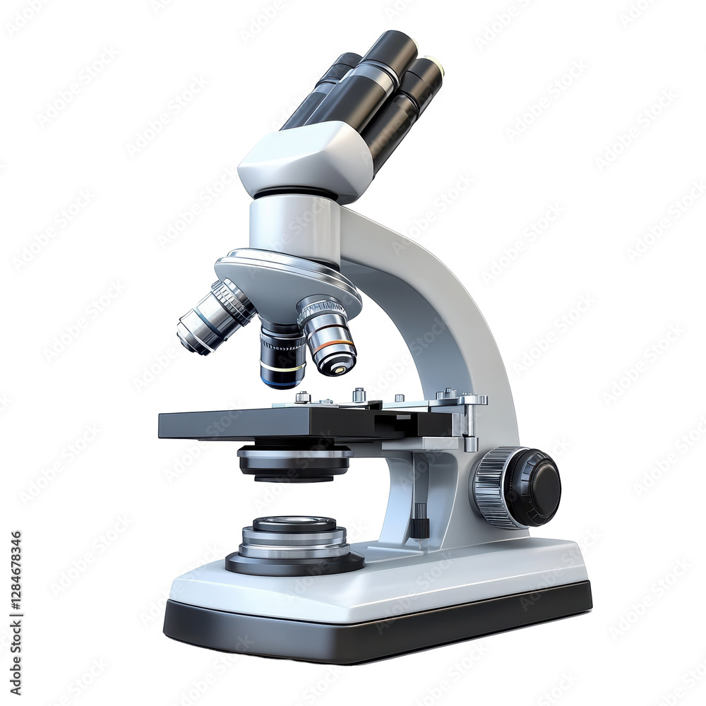 Isolated Advanced Trinocular Microscope Isolated Advanced Trinocular Microscope