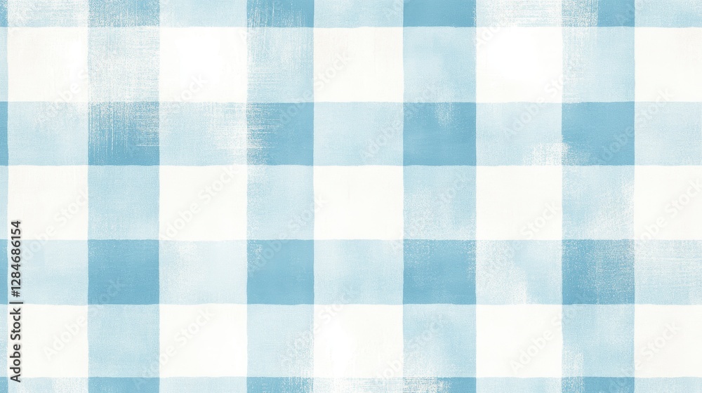 Light Blue Gingham Pattern Background Light Blue Gingham Pattern Background