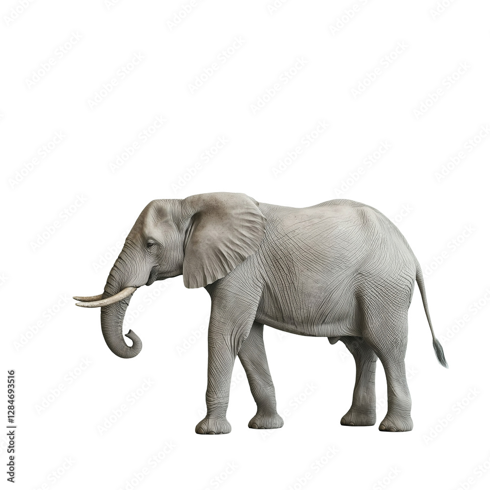 Obraz premium elephant isolated on white