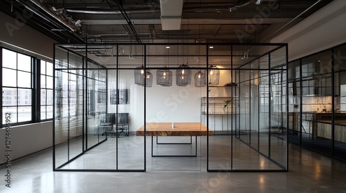 interior of a modern industrial office