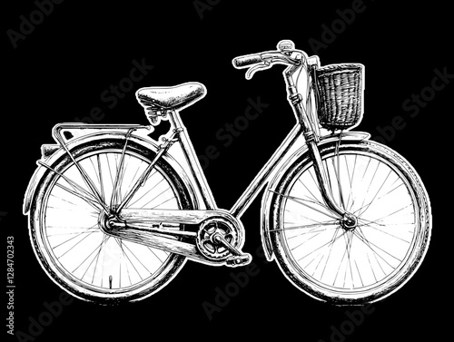 Vintage Bicycle Illustration