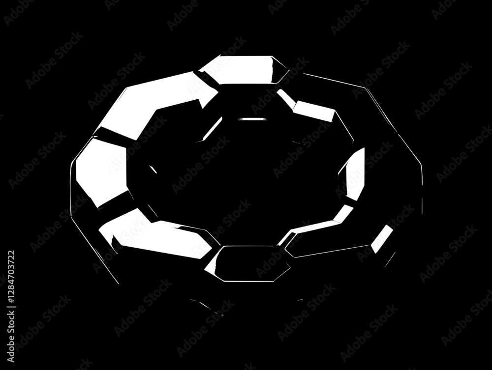 Abstract Geometric Ring Design Abstract Geometric Ring Design