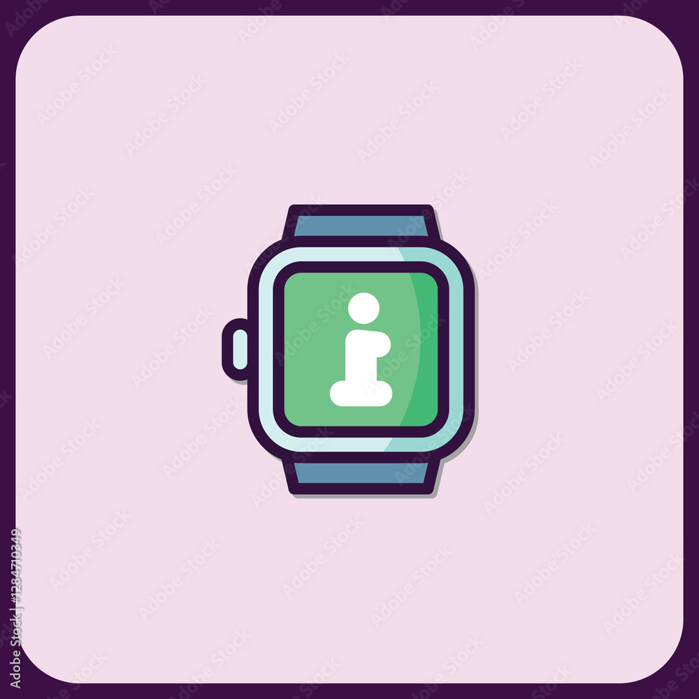Smartwatch Information Icon Display Interface Design Smartwatch Information Icon Display Interface Design