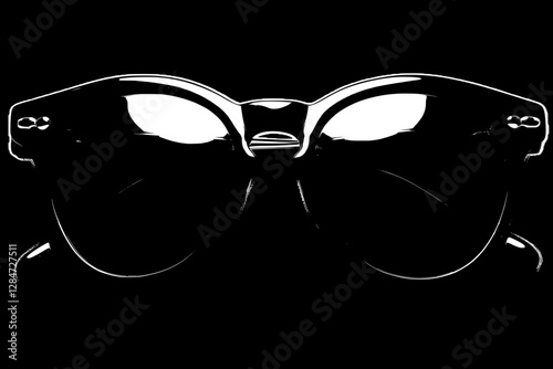 Stylish Black Round Sunglasses - Fashionable Eyewear