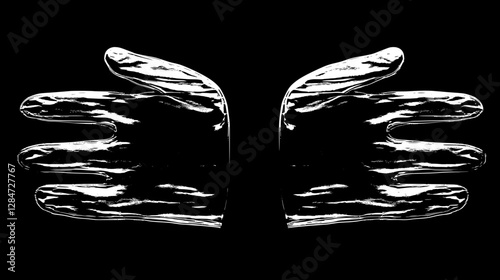Pair of Protective Disposable Gloves