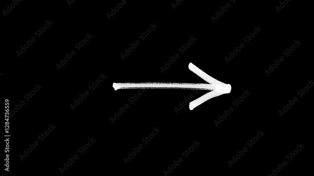 Arrow animation on black background. White arrow loop animation direction concept. White arrow pointing right. Animated arrow direction sign animation. Arrow animation on black background. White arrow loop animation direction concept. White arrow pointing right. Animated arrow direction sign animation.