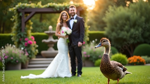 Duck Photobomb photo