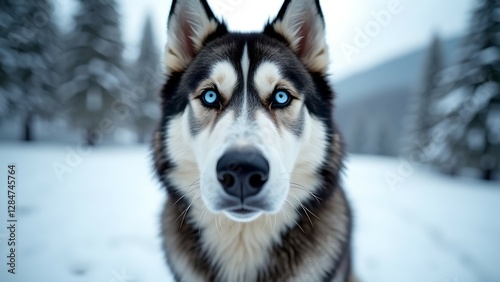 siberian husky dog