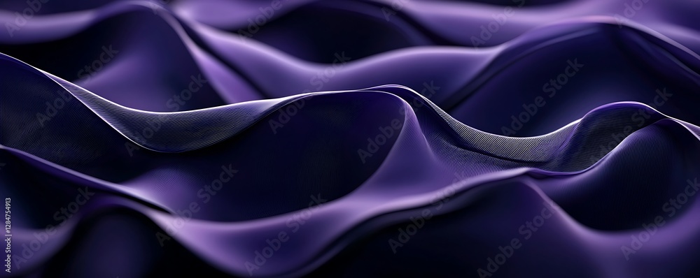 Fototapeta premium Deep navy blue transitioning into violet, creating a rich texture for backgrounds or design work.