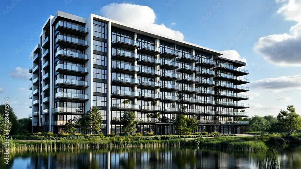 Luxury Waterfront Apartments: Modern Architecture by the Lake Luxury Waterfront Apartments: Modern Architecture by the Lake