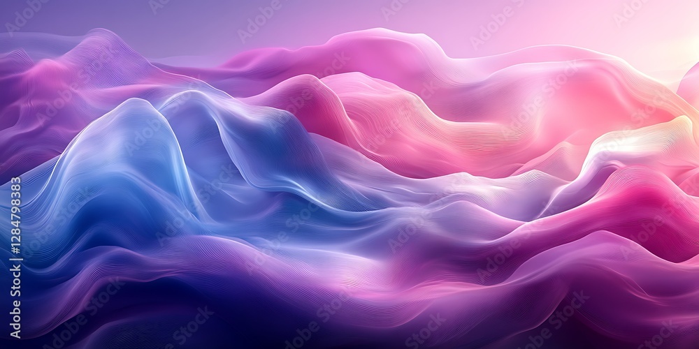 Obraz premium Abstract Flowing Colors Background (19)