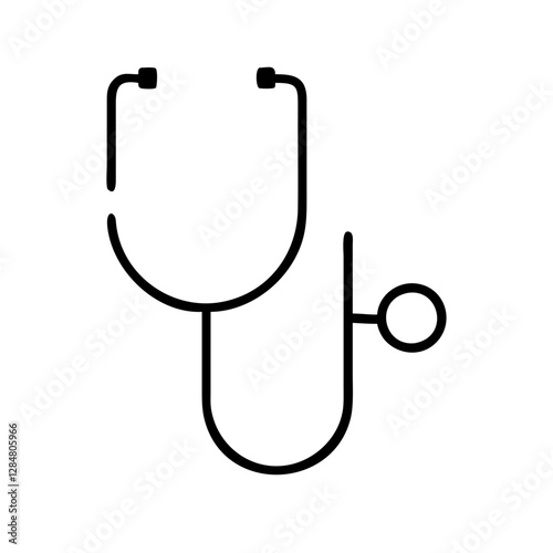 Stylish stethoscope on abstract background, healthcare concept