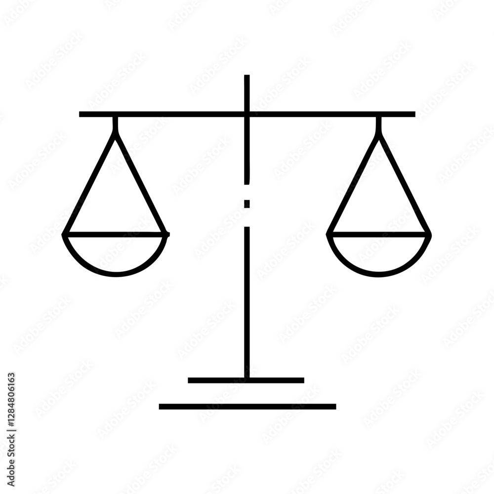 Symbolic balance scale representing justice and fairness, legal concepts Symbolic balance scale representing justice and fairness, legal concepts