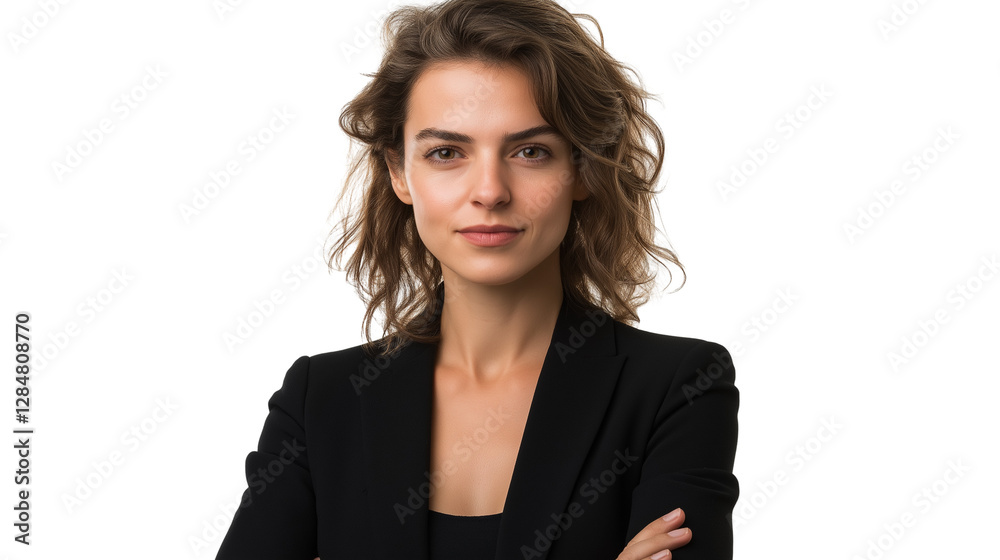 Successful confident woman business standing Successful confident woman business standing