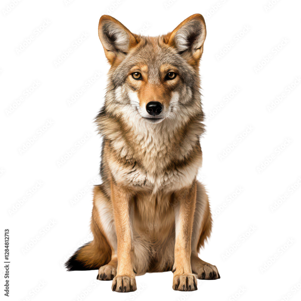 Fototapeta premium wolf isolated on transparent background,PNG