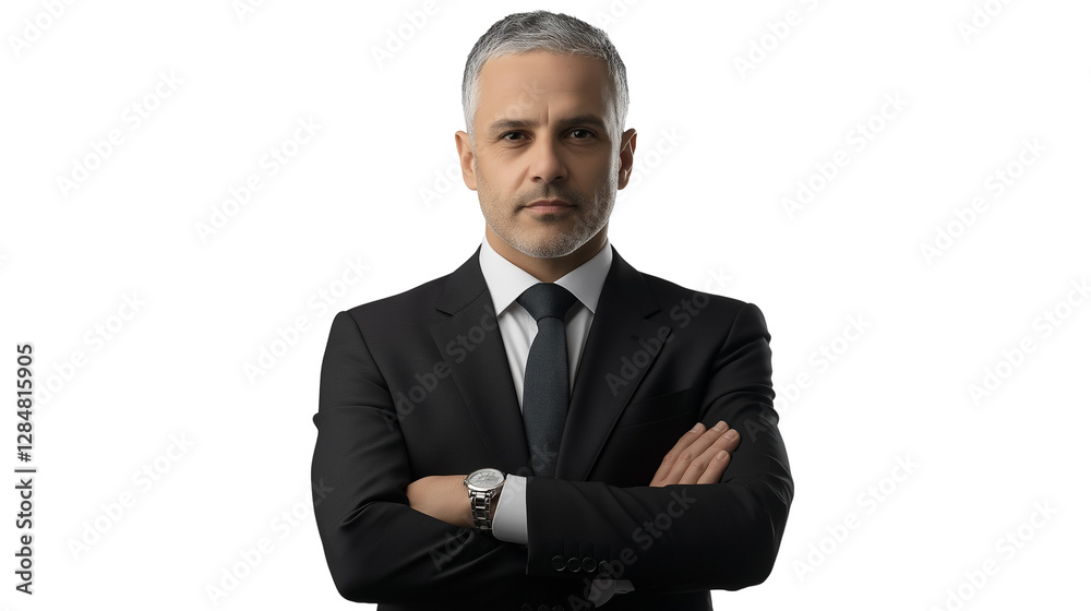 Portrait of a handsome businessman wearing suit isolated on transparent background, cut out Portrait of a handsome businessman wearing suit isolated on transparent background, cut out