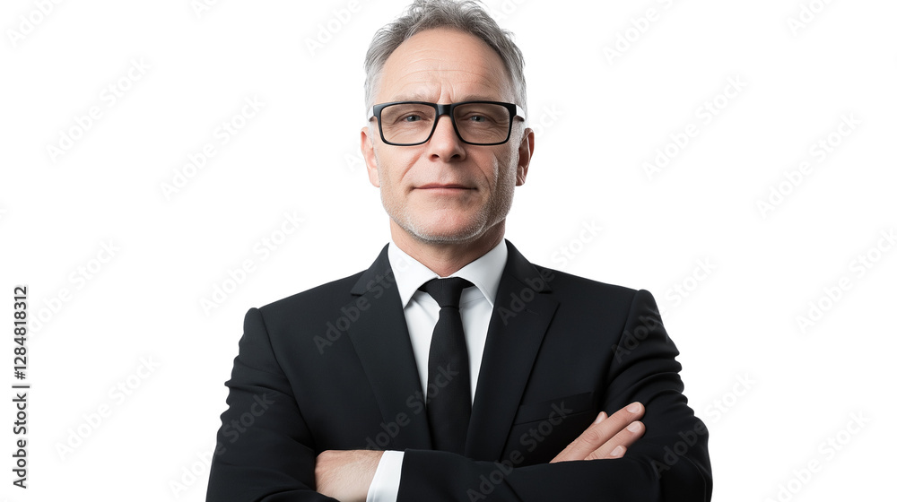 Portrait of a handsome businessman wearing suit isolated on transparent background, cut out Portrait of a handsome businessman wearing suit isolated on transparent background, cut out