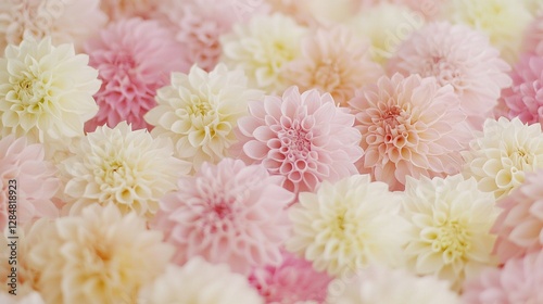 Wallpaper Mural   A bouquet of pink and white flowers fills the frame's center Torontodigital.ca