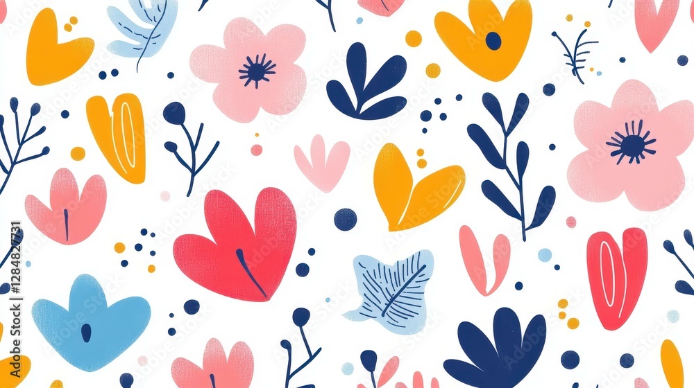 Unique handdrawn floral patterns perfect for textiles, wrapping, and interior decor. Elevate your projects with style