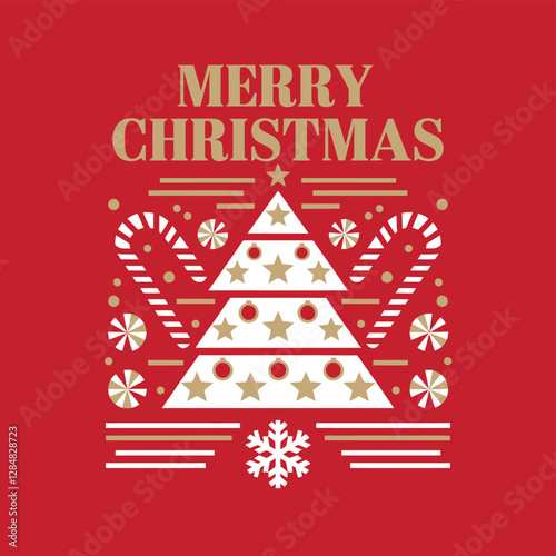 2d vector illustration colorful icon for Christmas items and decoration with gifts accessories	
