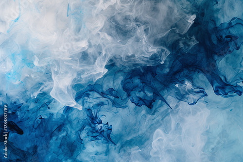 Wallpaper Mural blue abstract background Torontodigital.ca