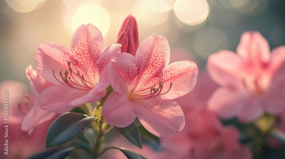 In a futuristic city, a vibrant rhododendron ecosystem with AI-regulated microhabitats in every petal, fostering symbiotic species and adaptive photosynthesis membranes, forms a vertical smart In a futuristic city, a vibrant rhododendron ecosystem with AI-regulated microhabitats in every petal, fostering symbiotic species and adaptive photosynthesis membranes, forms a vertical smart