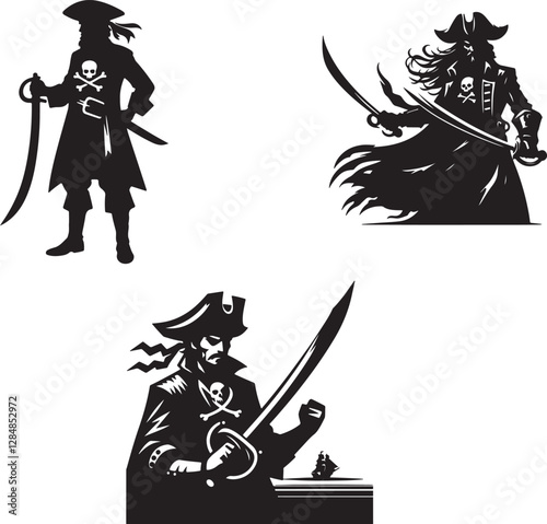 pirates icon set