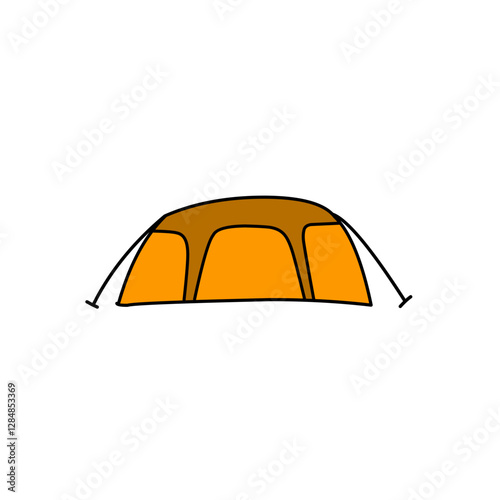 tent coloring vector