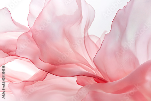 Abstract background with pink flower petals