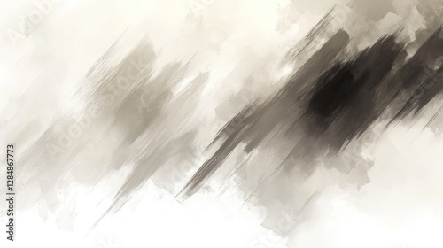 Abstract painted background with streaking brushstrokes