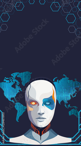 AI in the world poster idea