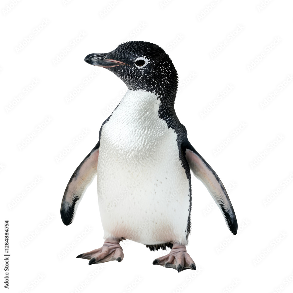Obraz premium isolated emperor penguin
