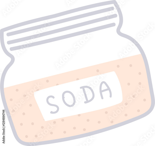 Soda Jar Hand Drawn