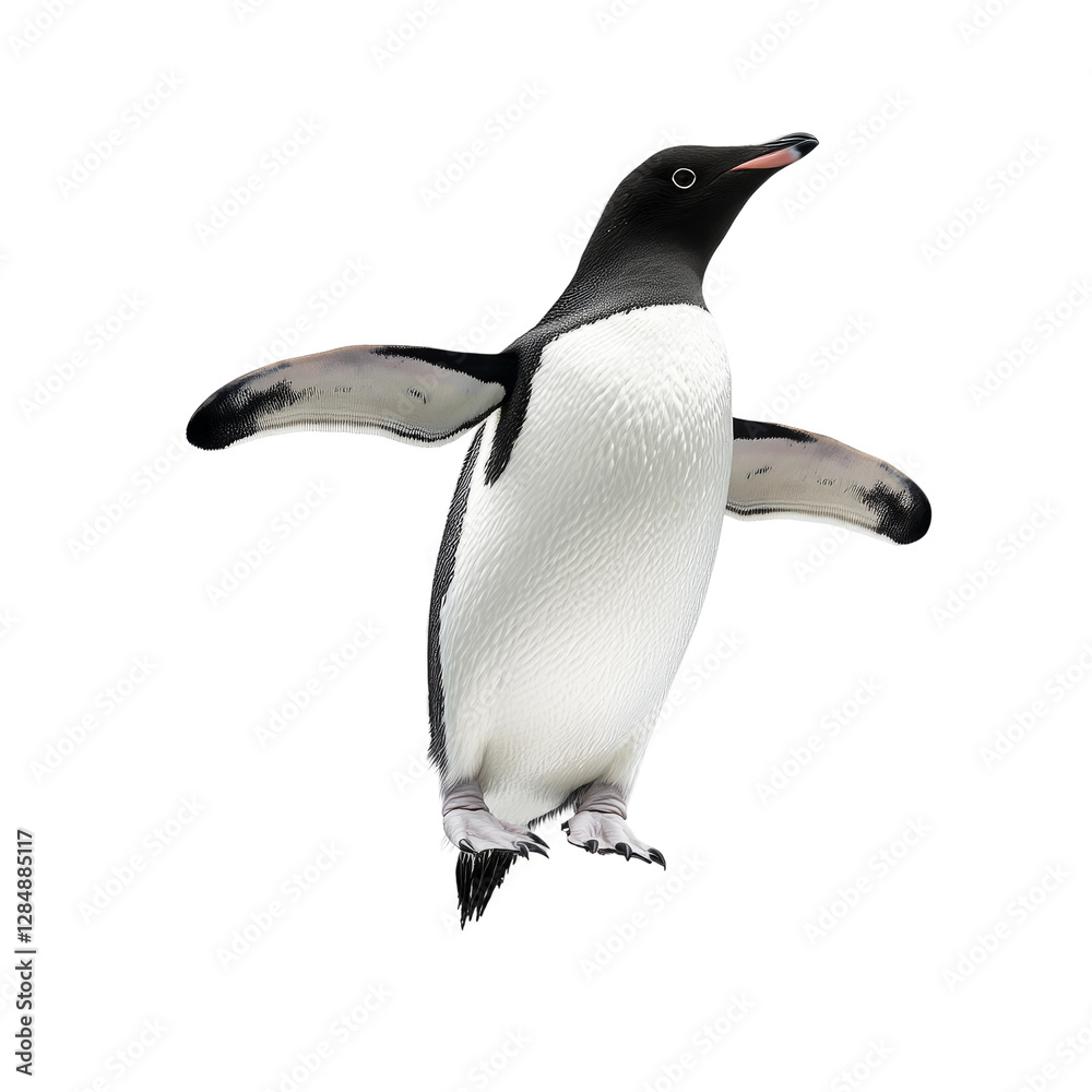 penguin isolated on white background penguin isolated on white background