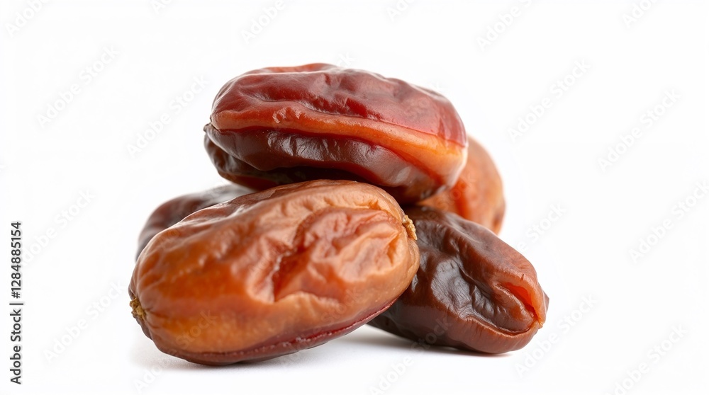 closeup pile of dry date palm fruit isolated on white background closeup pile of dry date palm fruit isolated on white background