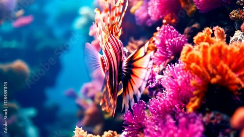 tropical fish in aquarium