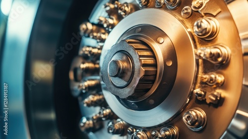 Wallpaper Mural Financial security and investment protection concept with a digital vault, encryption keys, and bank account safety visuals Torontodigital.ca