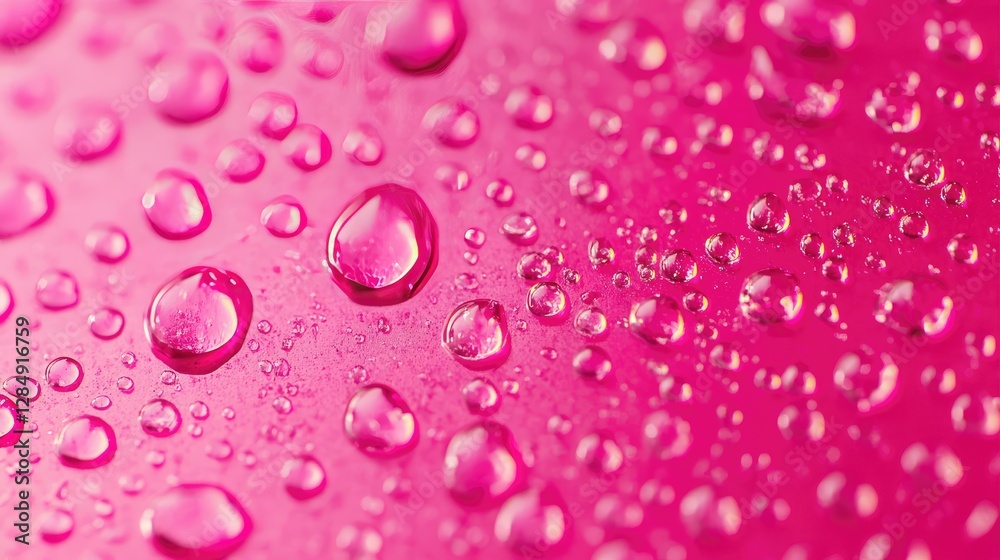Bright pink oil and water droplets creating a mesmerizing fluid texture Bright pink oil and water droplets creating a mesmerizing fluid texture