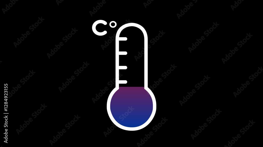 Multi-colored thermometers showing temperature increase in degrees Kelvin and degrees Celsius Multi-colored thermometers showing temperature increase in degrees Kelvin and degrees Celsius