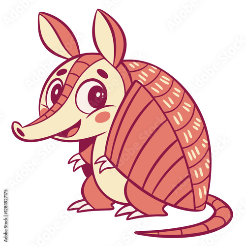 Cute Armadillo Vector