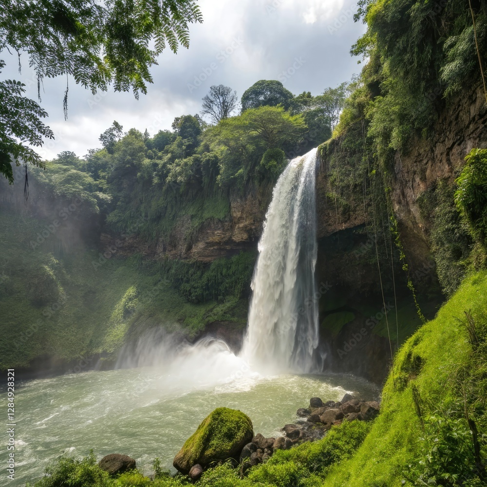 Fototapeta premium waterfall in yosemite