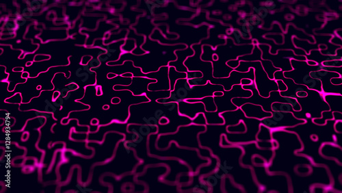 Of a pink and black abstract background..